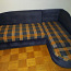 Красивый чистый раскладной угловой диван с ящиком для белья (фото #2)