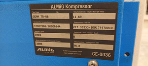 ВИНТОВОЙ КОМПРЕССОР ALMIG GEAR 75 (4 фото из 8)