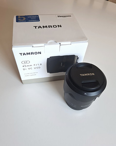 Tamron SP 45mm f/1.8 Di VC USD objektiiv Canonile (2 foto / 2)