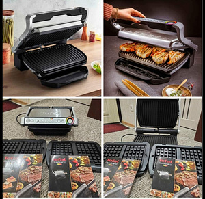 Tefal OptiGrill Plus + вафли (1 фото из 1)