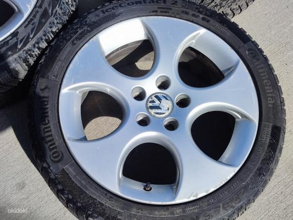 Volkswagen GTI V оригинальные диски + зимняя резина (фото #5)