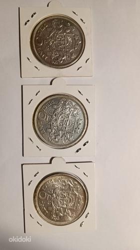 Латвийские серебряные монеты (фото #1)