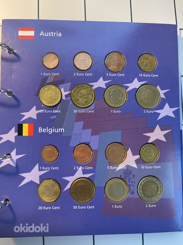 Альбом с коллекцией монет евро (фото #2)