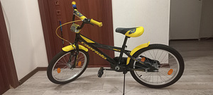 Laste jalgratas Capriolo Mustang, must/kollane, 20" (1 foto / 3)