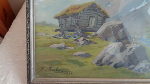 Ottenberg Boris Friedrich(1891-1946) Norra maastik 1933 a, (4 foto / 10)