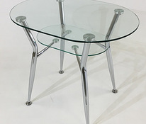 Овальное стекло для стола.120x65 см..Толщина 6 мм..