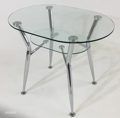 Овальное стекло для стола.120x65 см..Толщина 6 мм.. (фото #1)