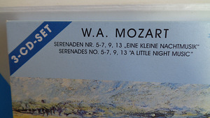 J.S.BACH ja W.A.MOZART 3-cd-sets.UUED. (9 foto / 10)