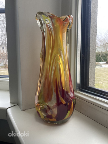 Практичная стеклянная ваза (фото #1)