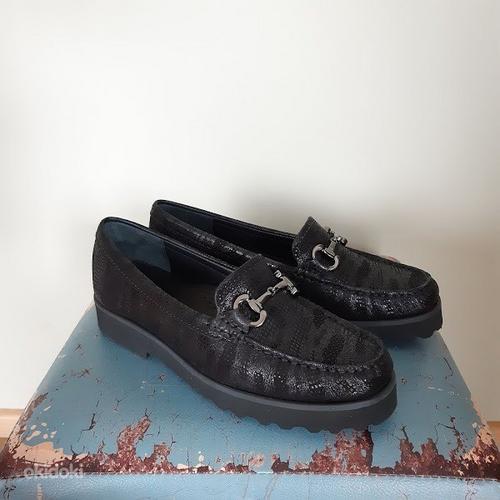 Новые черные кожаные туфли (фото #3)