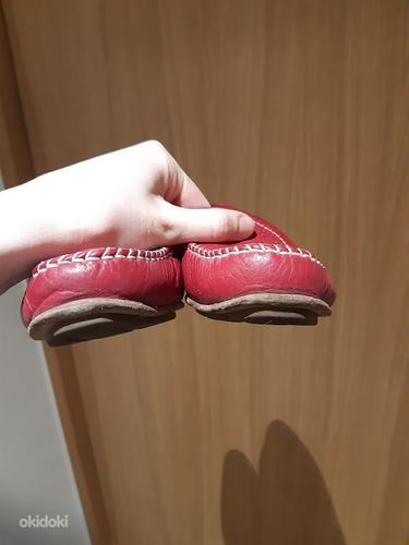 Красные кожаные туфли Geox (фото #3)