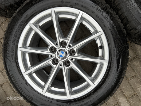 17" оригинальные диски 5x112 BMW style 851 + плоские шины (фото #2)