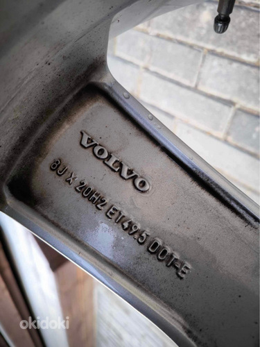 20" оригинальные диски Volvo 5x108 + летние шины 245/45/20 (фото #8)