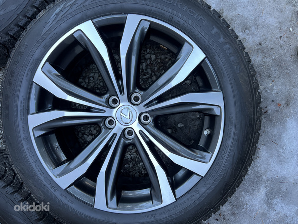 20" оригинальные колеса Lexus 5x114,3 + двойные шины 235/55/20 (фото #4)