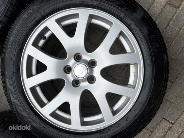 19" оригинальные диски Land Rover 5x120 + плоские шины 255/55 (фото #4)