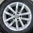 16" оригинальные диски Volkswagen 5x112 + шипованные шины 215/60/16 (фото #1)