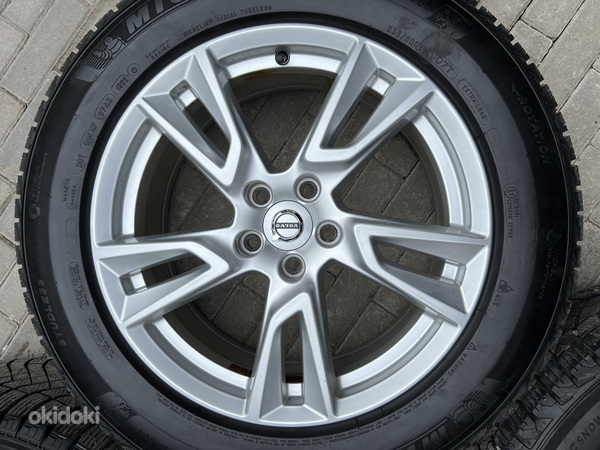 18" оригинальные колеса Volvo 5x108 + двойные шины 235/60/18 (фото #3)