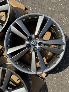 20" оригинальные диски Jaguar 5x108 + датчики (3 фото из 8)