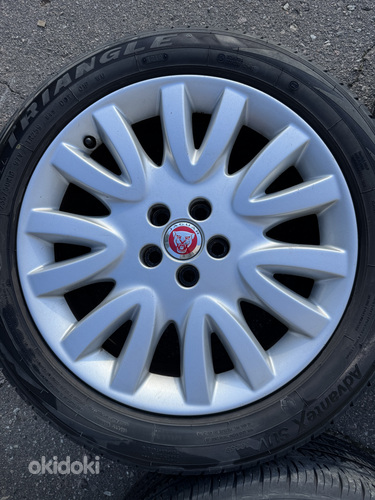 18" Jaguar originaalveljed 5x108 + suverehvid 235/50/18