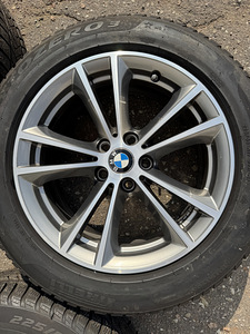 17" оригинальные диски BMW стиль 631 5x112 + зимние шины 6-7мм (3 фото из 9)