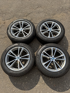 17" оригинальные диски BMW стиль 631 5x112 + зимние шины 6-7мм (5 фото из 9)