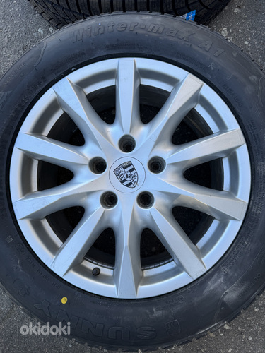 18" Porsche Cayenne originaalveljed 5x130 + uued m+s rehvid