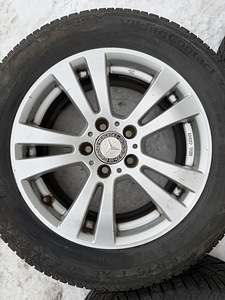16" диски Mercedes-Benz 5x112 + шины 225/55/16 (4 фото из 8)