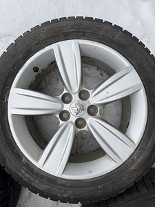 18" диски Peugeot/Mitsubishi 5x114,3 + шипованные шины 225/55 (2 фото из 6)