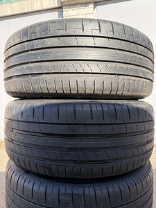 20" оригинальные диски Volkswagen 5x112 + летние шины 255/40/20 (9 фото из 10)