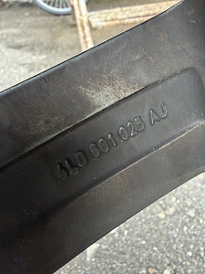 20" оригинальные диски Audi 5x130 + летние шины 295/40/20 (9 фото из 10)