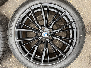 18" оригинальные разноширокие диски BMW стиль 796M 5x112 + шины (3 фото из 10)