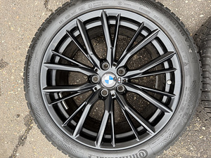 18" оригинальные разноширокие диски BMW стиль 796M 5x112 + шины (6 фото из 10)