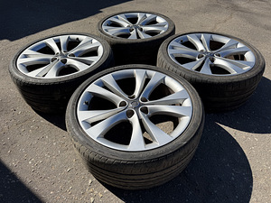 20" оригинальные диски Opel 5x120 + летние шины 255/35/20 (2 фото из 10)