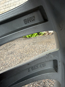 18" оригинальные диски BMW стиль 632 5x112 + датчики (8 фото из 10)
