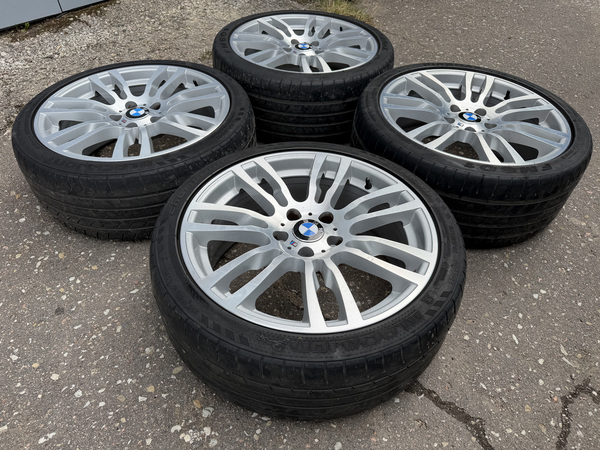 19" BMW style 403M originaalveljed 5x120 + suverehvid 4mm