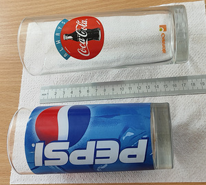 PEPSI,COCA-COLA klaasid (5 foto / 5)
