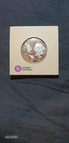 2018 Топелиус Финляндия 20 евро серебряная монета серебро 92 (фото #1)
