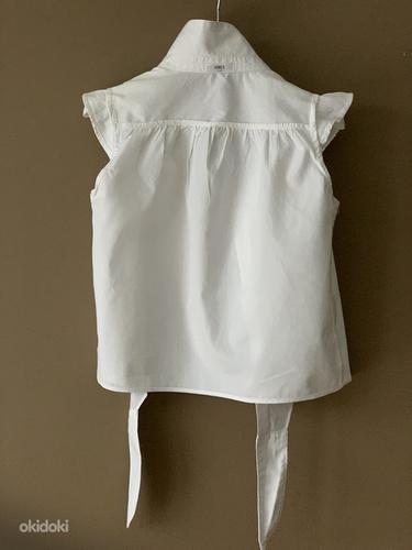 (116 см) Детская белая рубашка (фото #6)