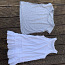 Белое платье + серая футболка (122-132 cm) (фото #4)