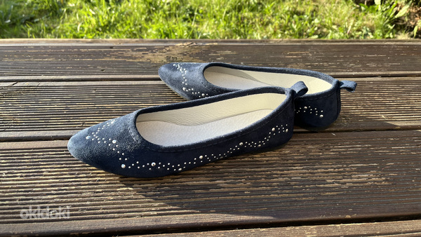 Baleriinad, kingad, tume-sinised (suurus 35) (foto #4)