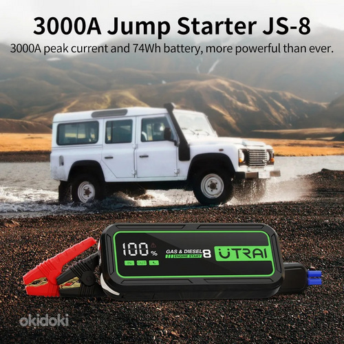 Utrai JS-8 3000A jump starter, käivitusabi (foto #5)