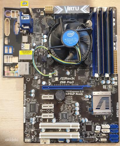 Intel i7 3770 + Z68 Pro3 + 16 ГБ DDR3 (фото #2)