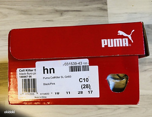 Laste tossud Puma, suurus 28, sisetald 17cm, uued (3 foto / 3)