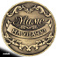 Новая сувенирная монета "Золотая мама" , упаковка (фото #2)