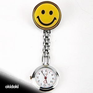Uus kell meditsiiniõele Smile Face Nurse Pocket Watch (1 foto / 3)