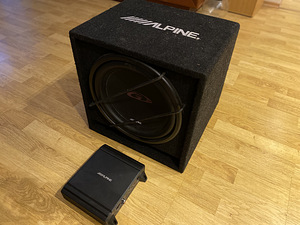 Alpine subwoofer ja võim (1 foto / 6)