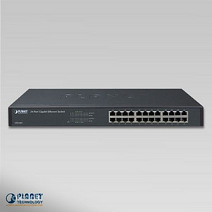 Свич 24-портовый коммутатор Gigabit Ethernet Planet GSW-2401 (1 фото из 1)