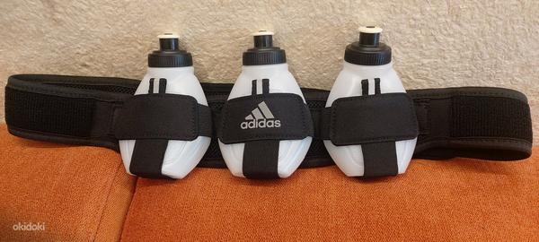 Сумка для бега Adidas с тремя бутылочками (фото #1)