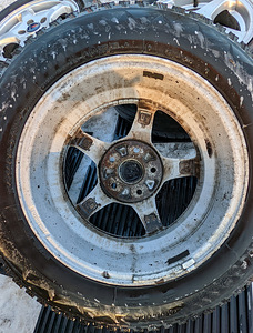 SAAB 5x110 15" 5-spoke veljed+rehvid (7 foto / 7)