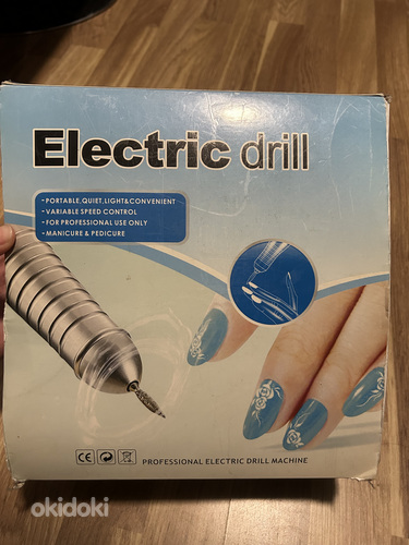 Elektriline maniküüri ja pediküüri viil/puur